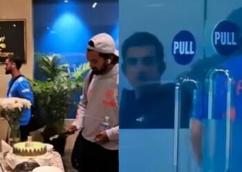 കലിപ്പ് കട്ടകലിപ്പ്, മത്സരത്തിന് ശേഷമുള്ള വിജയാഘോഷ വീഡിയോയിലെ കോഹ്ലിയുടെ പ്രവർത്തി ചർച്ചയാകുന്നു; എല്ലാത്തിനും കാരണം അയാൾ? വീഡിയോ കാണാം