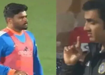 എന്റെ ബുദ്ധി എങ്ങനെയുണ്ടെടാ മക്കളെ, കളിയാക്കിയവരെ കൊണ്ട് കൈയടിപ്പിച്ച് ഗംഭീർ; ദൂതായത് സഞ്ജു, വീഡിയോ കാണാം