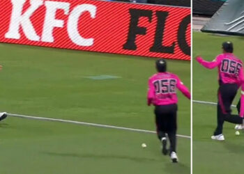 ഒന്നിച്ചോടി സ്മിത്തും ബാബറും, ഒടുവിൽ കൈ മലർത്തി സ്മിത്ത്; വൈറലായി സിഡ്‌നി സിക്‌സേഴ്‌സ് താരങ്ങളുടെ ഫീൽഡിം