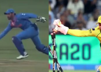 ഗ്ലൗസ് അഴിച്ചുമാറ്റി ആ റൺ ഔട്ട്, ധോണിയുടെ ബുദ്ധി ഉപയോഗിച്ച് ഡർബനെ വീഴ്ത്തി ഫാഫ് ഡു പ്ലെസിസ്