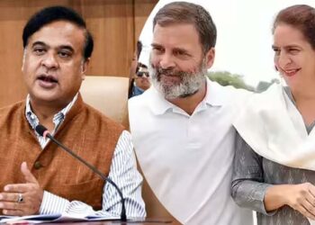 ലോകത്തിലെ ഏറ്റവും വലിയ ‘തോൽവി കുടുംബം’, പ്രിയങ്കയെ വയനാട്ടിൽ നിന്നും അസമിലേക്ക് നാടുകടത്തിയത് രാഹുലോ?ഹിമന്ത ബിശ്വ ശർമ്മ