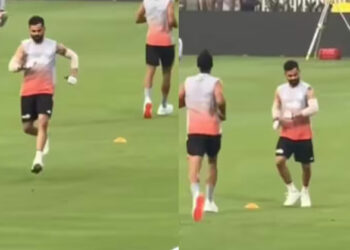 വിരാടിന്റെ മിമിക്രി കണ്ട് ചിരിച്ച് സഹതാരങ്ങൾ; ന്യൂസിലൻഡ് പരമ്പരയ്ക്ക് മുൻപ് ഇന്ത്യൻ ക്യാമ്പിൽ ചിരിപ്പൂരം; വീഡിയോ കാണാം