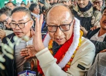 മണിപ്പൂരിൽ രാഷ്ട്രപതി ഭരണത്തിന് അവസാനമായി ; അധികാരം ഏറ്റെടുത്ത് ബിജെപി സർക്കാർ