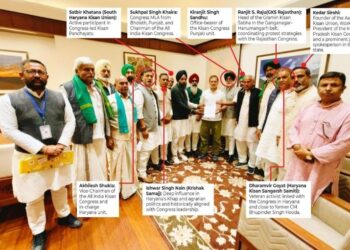 കർഷകർ എന്ന് പേര്, എല്ലാം പ്രാദേശിക കോൺഗ്രസ് നേതാക്കൾ ; രാഹുൽ ഗാന്ധിയുടെ മറ്റൊരു നുണ കൂടി പൊളിച്ചടുക്കി ബിജെപി