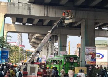 സുഭാഷിനായി സർവ്വീസ് നിർത്തി മെട്രോ പില്ലറിന് മുകളിൽ കുടുങ്ങിയത് ഒരാഴ്ച; ജീവൻ രക്ഷിക്കാൻ വൻ സന്നാഹം