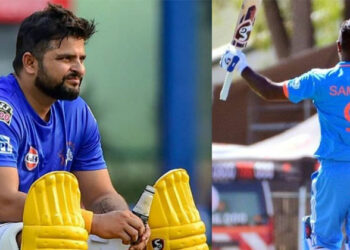 സഞ്ജു സാംസൺ എക്സ്-ഫാക്ടറാകും; ഇന്ത്യൻ പ്ലേയിംഗ് ഇലവനെ പ്രഖ്യാപിച്ച് സുരേഷ് റെയ്ന, സെമിയിലെത്താൻ ഇത് മാറ്റിയേ തീരൂ