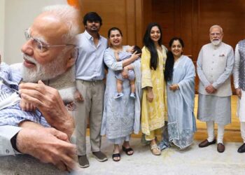 ഓമിയ്ക്ക് മുത്തച്ഛനായി മോദി; കുടുംബസമേതം പ്രധാനമന്ത്രിയെ കണ്ട് കൃഷ്ണകുമാർ, അഹാനയുടെ വിവാഹക്ഷണമാണോ?