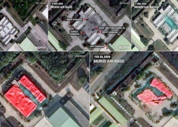 ഓപ്പറേഷൻ സിന്ദൂർ’ പ്രഹരം ഉഗ്രം; പാകിസ്താൻ്റെ മുരീദ് എയർബേസ് അറ്റകുറ്റപ്പണികൾ പരാജയം,കെട്ടിടം പൊളിച്ചുനീക്കി പാക് സൈന്യം; സാറ്റലൈറ്റ് ദൃശ്യങ്ങൾ പുറത്ത്