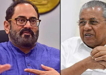 ഇറാൻ സ്തുതി വോട്ട് ബാങ്കിന് വേണ്ടി; പിണറായിയുടേത് പ്രീണന രാഷ്ട്രീയം; മുഖ്യമന്ത്രിക്കെതിരെ രാജീവ് ചന്ദ്രശേഖർ