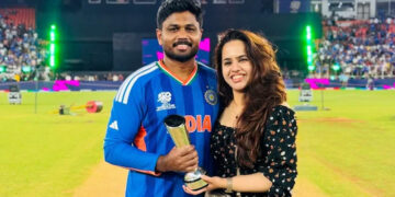 ലോകം കീഴടക്കി സഞ്ജു, ഹൃദയം കവർന്ന് ചാരു; വിജയത്തിന് പിന്നാലെ പ്രിയതമയ്ക്ക് ‘ലവ് ലെറ്റർ’; സോഷ്യൽ മീഡിയയിൽ തരംഗമായി പോസ്റ്റ്