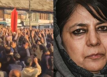 ജമ്മു കശ്മീരിലും പ്രതിഷേധം ; തെരുവിലിറങ്ങി ജനക്കൂട്ടം ; ചരിത്രത്തിലെ ഏറ്റവും ലജ്ജാകരമായ സംഭവമെന്ന് മെഹബൂബ മുഫ്തി