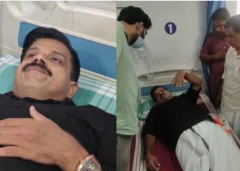 വോട്ട് ചോദിക്കാനെത്തിയ സന്ദീപ് വാര്യർക്ക് നേരെ ആക്രമണം; നെഹ്റു കോളേജിൽ സംഘർഷം, 2 പേർക്ക് പരിക്ക്