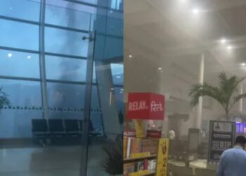 മുംബൈ അന്താരാഷ്ട്ര വിമാനത്താവളത്തിൽ വൻ തീപിടിത്തം