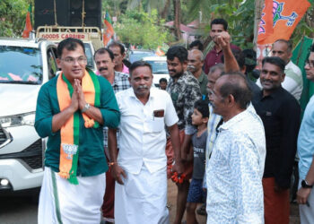 ഷൊർണൂരിൽ മത്സരം കടുപ്പിച്ച് എൻ.ഡി.എ; തരംഗമായി ശങ്കു ടി ദാസ്