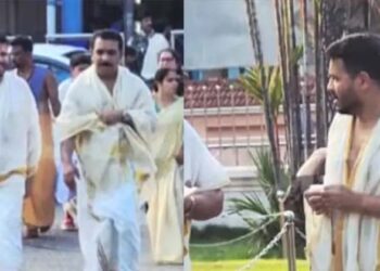 മുഖ്യമന്ത്രിയുടെ മകൻ ഗുരുവായൂരിൽ; രഹസ്യ ദർശനം പകർത്തിയ മാദ്ധ്യമപ്രവർത്തകരെ തടഞ്ഞ് ദേവസ്വം, ദൃശ്യങ്ങൾ ബലമായി നീക്കം ചെയ്യിച്ചു!
