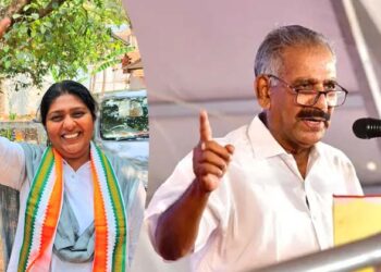 എലത്തൂരിലും അട്ടിമറി; ശശീന്ദ്രനെ വീഴ്ത്തി വിദ്യാ ബാലകൃഷ്ണൻ, കോഴിക്കോട് ഇടതുകോട്ടകൾ തകരുന്നു!