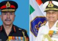 ഇന്ത്യൻ സൈന്യത്തിന് പുതിയ അമരക്കാർ:ചീഫ് ഓഫ് ഡിഫൻസ് സ്റ്റാഫും നാവികസേനാ മേധാവിയും ചുമതലയേൽക്കും