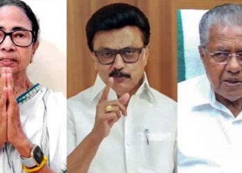 മമതയും സ്റ്റാലിനും പുറത്തേക്ക്; ഇന്ത്യയിൽ ആഞ്ഞടിച്ച് കാവി തരംഗം, ദക്ഷിണേന്ത്യയിൽ അടിപതറി ഇടത്-ദ്രാവിഡ കക്ഷികൾ! വികസന രാഷ്ട്രീയത്തിന് ജനവിധി