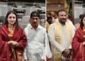 വിജയ്‌യുടെ വിജയത്തിനായുള്ള പ്രാർത്ഥനയോ? തൃഷയുടെ തിരുപ്പതി സന്ദർശനം സോഷ്യൽ മീഡിയയിൽ വൈറൽ
