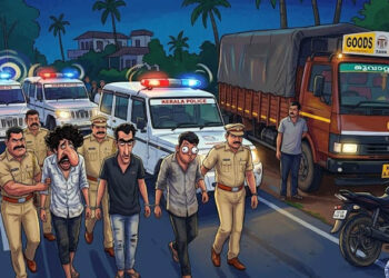 മൂവാറ്റുപുഴയിൽ യുവതിയെ ആക്രമിക്കാൻ ശ്രമം; സിനിമയെ വെല്ലുന്ന ചേസിനൊടുവിൽ അഞ്ചംഗ സംഘം പിടിയിൽ