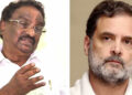 രാഹുൽ ഗാന്ധിക്ക് സവർണ ബോധം; പിണറായിയെ കെട്ടിപ്പിടിക്കാത്തത് ഉള്ളിലെ ജാതിചിന്ത കാരണം; എ കെ ബാലന്റെ കടുത്ത വിമർശനം