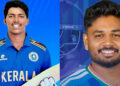ലങ്കൻ മണ്ണിൽ കന്നി സെഞ്ചുറിയുമായി തിരുവനന്തപുരംകാരൻ മാനവ്; യുവ പ്രതിഭയ്ക്ക് കയ്യടിച്ച് സഞ്ജു സാംസൺ; യഥാർത്ഥ പിൻഗാമിയെന്ന് ആരാധകർ