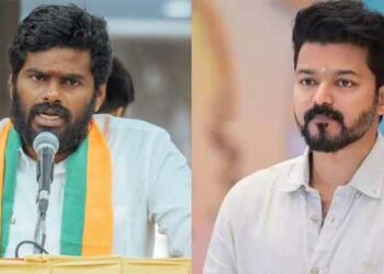 മന്ത്രിമാർ കമ്മീഷൻ ചോദിച്ചു തുടങ്ങി, കയ്യിൽ തെളിവുണ്ട്; വിജയ്‌ സർക്കാരിനെതിരെ ആരോപണവുമായി അണ്ണാമലൈ; തമിഴ്‌നാട് രാഷ്ട്രീയത്തിൽ പുതിയ ഭൂകമ്പം