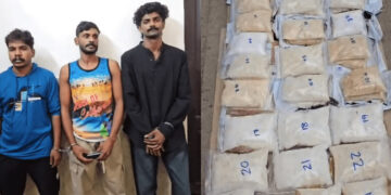 കേരളത്തിന്റെ ചരിത്രത്തിലെ ഏറ്റവും വലിയ ലഹരിവേട്ട: 10 കോടിയുടെ മയക്കുമരുന്നുമായി മൂന്ന് പേർ പിടിയിൽ ; പിടികൂടിയത് 12.8 കിലോഗ്രാം എംഡിഎംഎ