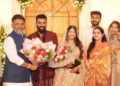 വൻ ആഘോഷമായി മുഹമ്മദ് ഹാരിസ് നാലപ്പാടിന്റെ രണ്ടാം വിവാഹം ; ഭാര്യയോടൊപ്പം പങ്കെടുത്ത് മുഖ്യമന്ത്രി ഡി കെ ശിവകുമാർ
