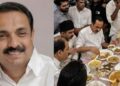 ‘മഴക്കാലത്ത് മുഖ്യമന്ത്രി ഉച്ചയ്ക്ക് ഭക്ഷണം കഴിക്കരുതെന്നുണ്ടോ?’:വിരുന്ന് വിവാദത്തിൽ  കെ.പി. നൗഷാദലി എംഎൽഎ