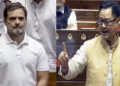 അമിത് ഷാ രാജി വെച്ചില്ലെങ്കിലും കുഴപ്പമില്ല, സഭയിൽ ഔദ്യോഗിക പ്രസ്താവന എങ്കിലും വേണം ; കിരൺ റിജിജുവുമായി കൂടിക്കാഴ്ച നടത്തി രാഹുൽ ഗാന്ധി