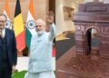 നൂറ്റാണ്ട് പിന്നിട്ട ഇന്ത്യാ ഗേറ്റും വഴിയിൽ തകർന്ന ചോക്ലേറ്റ് പതിപ്പും; ഹൈദരാബാദ് ഹൗസിൽ ചിരിപടർത്തി ബെൽജിയൻ പ്രധാനമന്ത്രി; സംഭവം ഇങ്ങനെ