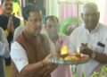 ‘രാജ്യം മുന്നോട്ട് കുതിക്കട്ടെ, വിഘ്നങ്ങൾ അകലട്ടെ’; ബിജെപി ആസ്ഥാനത്ത് ഗണേശ പൂജയും ആരതിയും, ആശംസകളുമായി ദേശീയ നേതൃത്വം