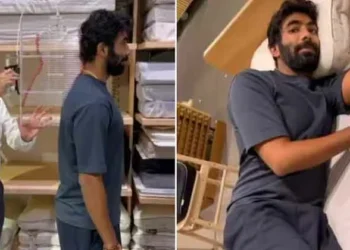 ജപ്പാനിൽ പോയി ഇതാണോ പരിപാടി? ജസ്പ്രീത് ബുംറയെ ട്രോളി സഞ്ജന ഗണേശൻ; മറുപടിയുമായി പേസർ