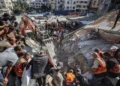 ഗാസയിൽ യുദ്ധത്തിൽ കേടുപാട് പറ്റിയിരുന്ന കെട്ടിടം തകർന്നു വീണ് അപകടം ; കുട്ടികളടക്കം 20 പേർ കൊല്ലപ്പെട്ടു; നിരവധിപേർ കുടുങ്ങിക്കിടക്കുന്നു