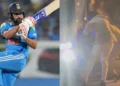 തിരുവനന്തപുരത്ത് വെച്ച് രോഹിതിന് എന്താണ് സംഭവിച്ചത്? ബസിൽ നിന്നുള്ള വീഴ്ചയുടെ വീഡിയോ സമൂഹമാധ്യമങ്ങളിൽ ചർച്ചയാകുന്നു; അങ്കലാപ്പിൽ ഇന്ത്യൻ ക്യാമ്പ്