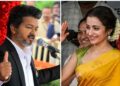 ‘സ്ത്രീകൾക്കെതിരായ വ്യക്തിഹത്യയും അശ്ലീല പ്രയോഗങ്ങളും സഹിക്കില്ല!’: ഉദയനിധിയുടെ നടി തൃഷയ്ക്കെതിരായ പരാമർശത്തിൽ തുറന്നടിച്ച് മുഖ്യമന്ത്രി വിജയ്!