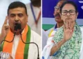 2021 തിരഞ്ഞെടുപ്പിനിടെ മമതയുടെ കാലിന് പരിക്കേറ്റെന്ന അവകാശവാദം വ്യാജമെന്ന് സുവേന്ദു അധികാരി ; അന്വേഷണം പ്രഖ്യാപിച്ച് സർക്കാർ