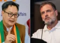 ‘എല്ലാ രാജ്യവിരുദ്ധ സംഘങ്ങളും കൈകോർത്തിരിക്കുന്നു’ ; ചീഫ് ജസ്റ്റിസ് രാജിവയ്ക്കണമെന്ന കോൺഗ്രസിന്റെ ആവശ്യത്തിനെതിരെ രൂക്ഷ വിമർശനവുമായി കിരൺ റിജിജു
