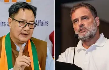 ‘എല്ലാ രാജ്യവിരുദ്ധ സംഘങ്ങളും കൈകോർത്തിരിക്കുന്നു’ ; ചീഫ് ജസ്റ്റിസ് രാജിവയ്ക്കണമെന്ന കോൺഗ്രസിന്റെ ആവശ്യത്തിനെതിരെ രൂക്ഷ വിമർശനവുമായി കിരൺ റിജിജു