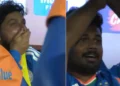 ഡേയ് പ്രിൻസേ ഇത് നീയോ, നിനക്ക് ഇത്ര കഴിവോ; സഹതാരത്തിന്റെ ബാറ്റിംഗ് കണ്ട് ഞെട്ടി കുൽദീപും സഞ്ജുവും