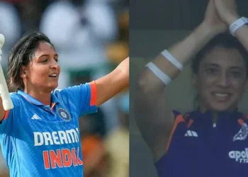 അഭിപ്രായ ഭിന്നതകളുടെ കിംവദന്തികൾക്ക് മറുപടി; ഹർമൻപ്രീത് കൗറിന്റെ തകർപ്പൻ സെഞ്ചുറിക്ക് എഴുന്നേറ്റു നിന്ന് കയ്യടിച്ച് സ്മൃതി മന്ദാന